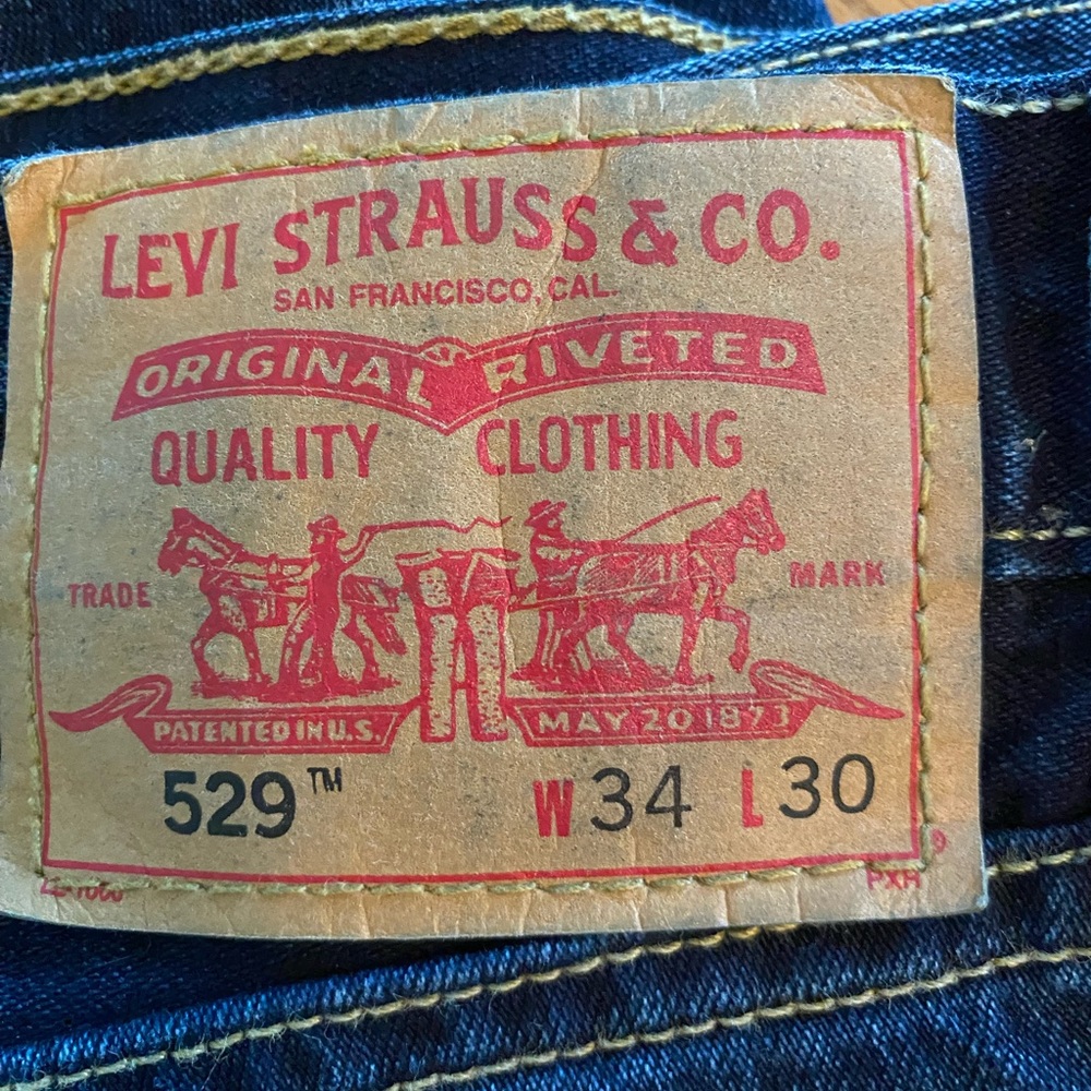 Levi Mens Jeans. Two pair 34x30